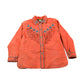 Vintage 80's Bob Mackie Western Button Up Suede Shirt from propervintagecanada