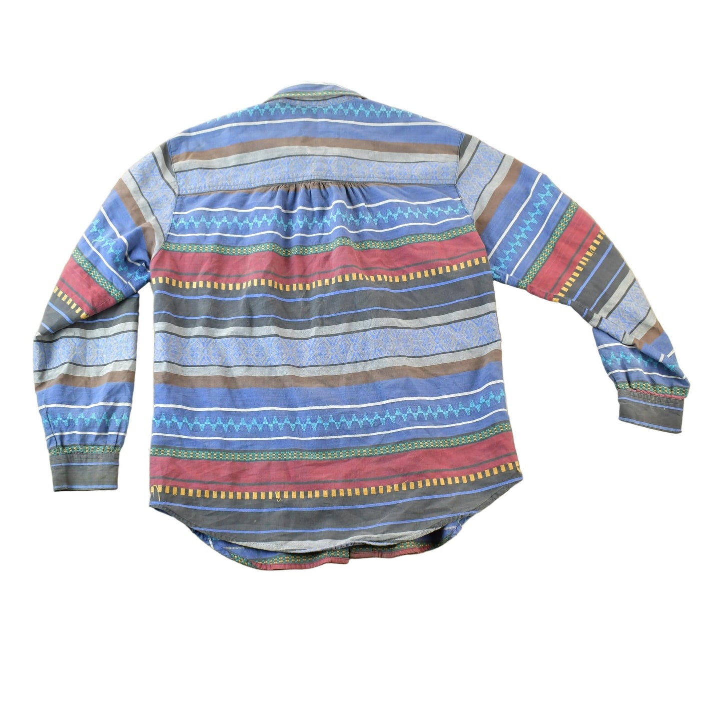 Vintage 80s Backroad Blues Western Button Up Shirt Men's Large from propervintagecanada