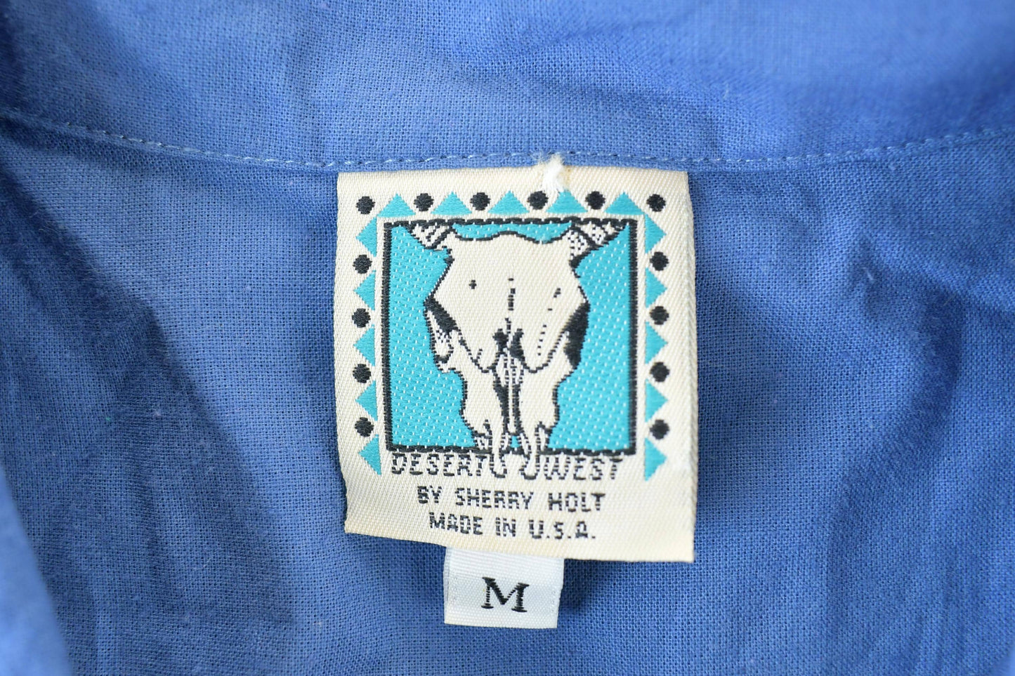 Vintage 80s Dessert West By Sheffy Holt Western Button Up Shirt Men's Medium from propervintagecanada