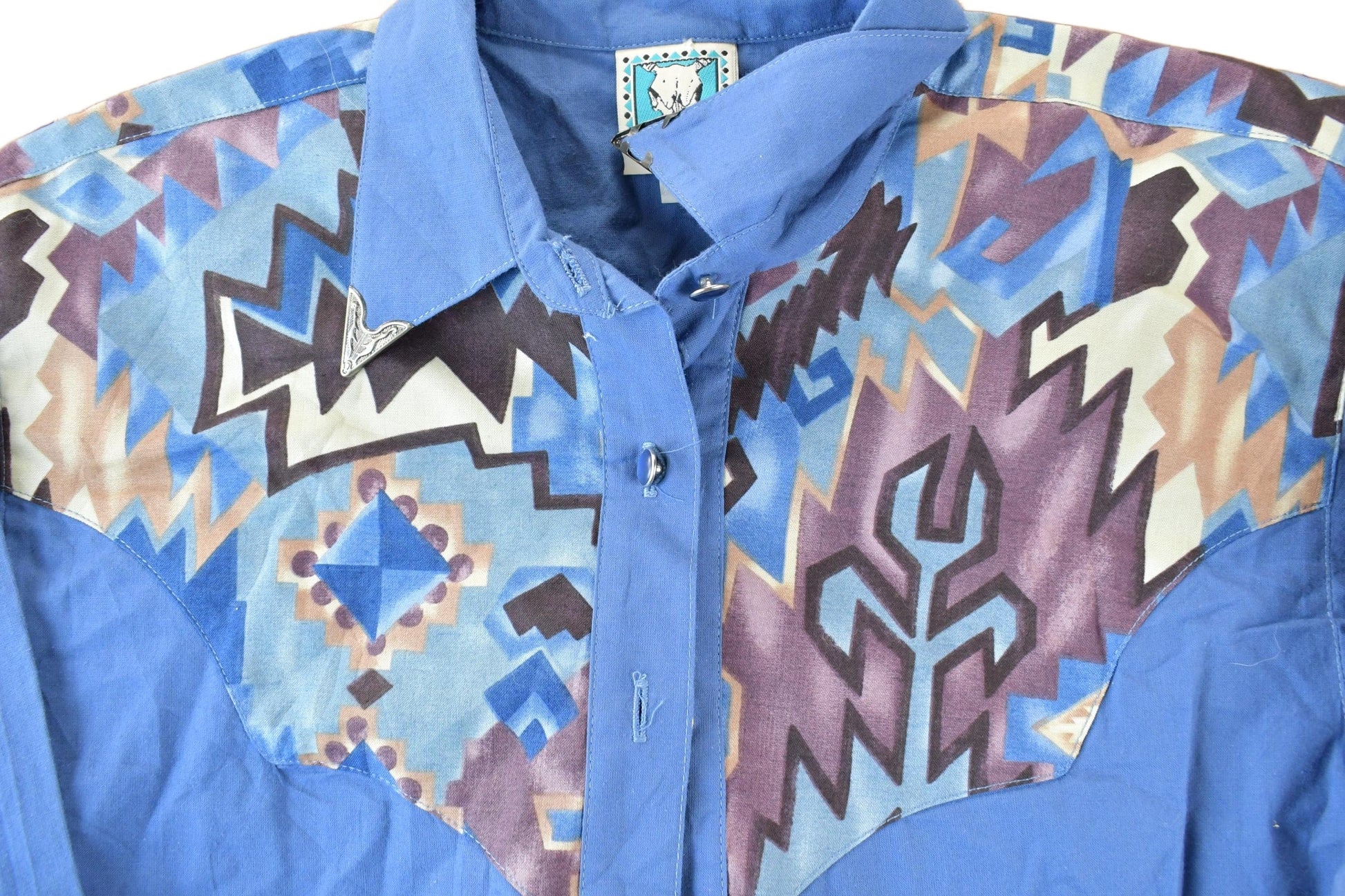 Vintage 80s Dessert West By Sheffy Holt Western Button Up Shirt Men's Medium from propervintagecanada
