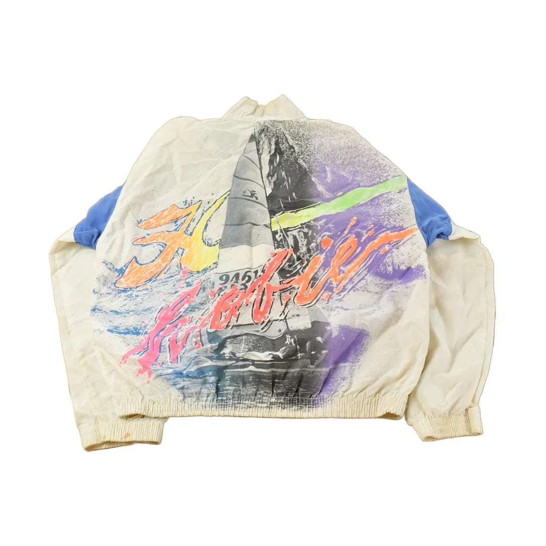 Vintage 80s Hobie Windbreaker Jacket: Surf Streetwear, Men's Large from propervintagecanada