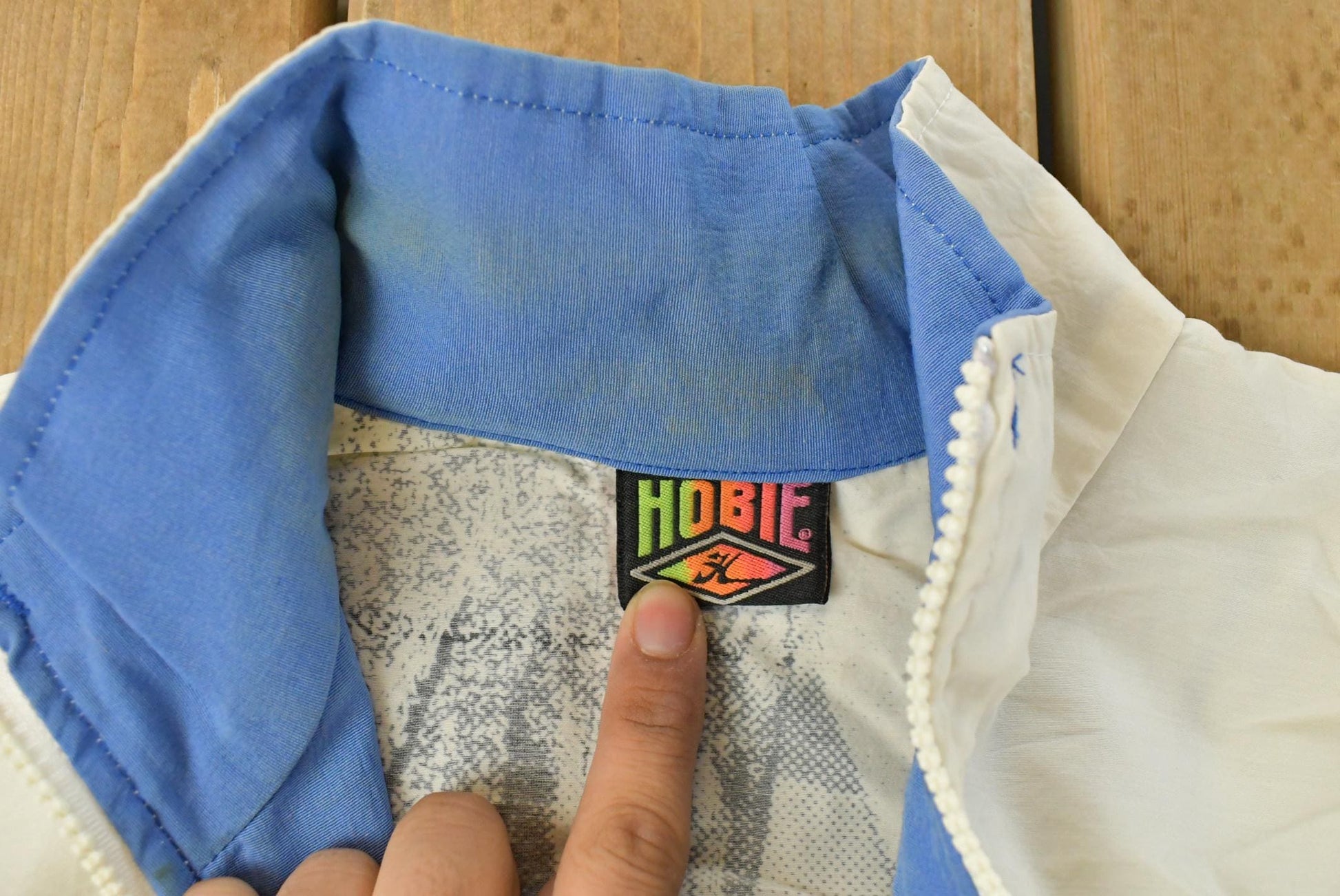 Vintage 80s Hobie Windbreaker Jacket: Surf Streetwear, Men's Large from propervintagecanada