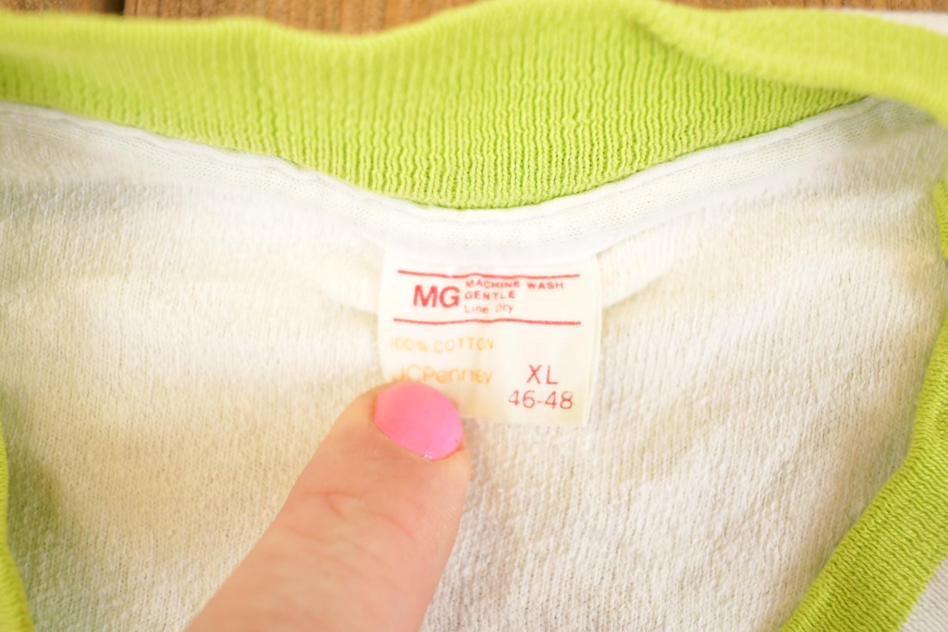 Vintage 80s MG V-Neck T-Shirt, Men's M, Made in USA from propervintagecanada