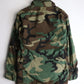 Vintage 80s Military Jacket Mens Small Green Camo from propervintagecanada