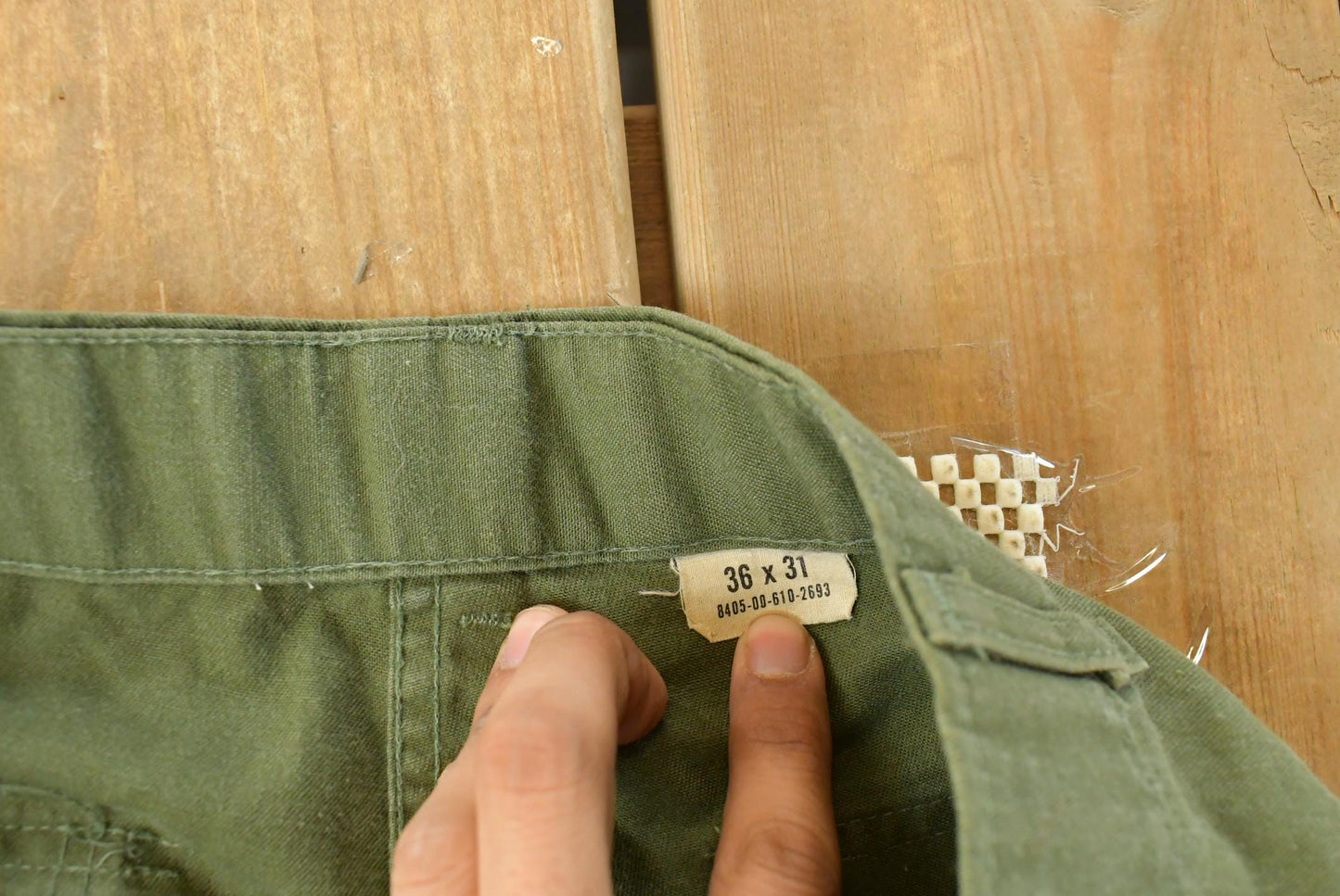 Vintage 80s Military OG-107 Fatigue Pants  Men's 33x29 from propervintagecanada