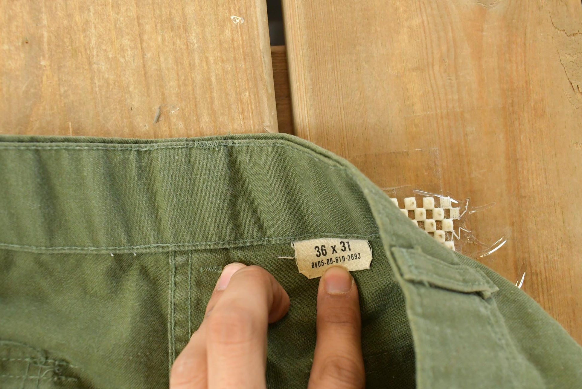 Vintage 80s Military OG-107 Fatigue Pants  Men's 33x29 from propervintagecanada