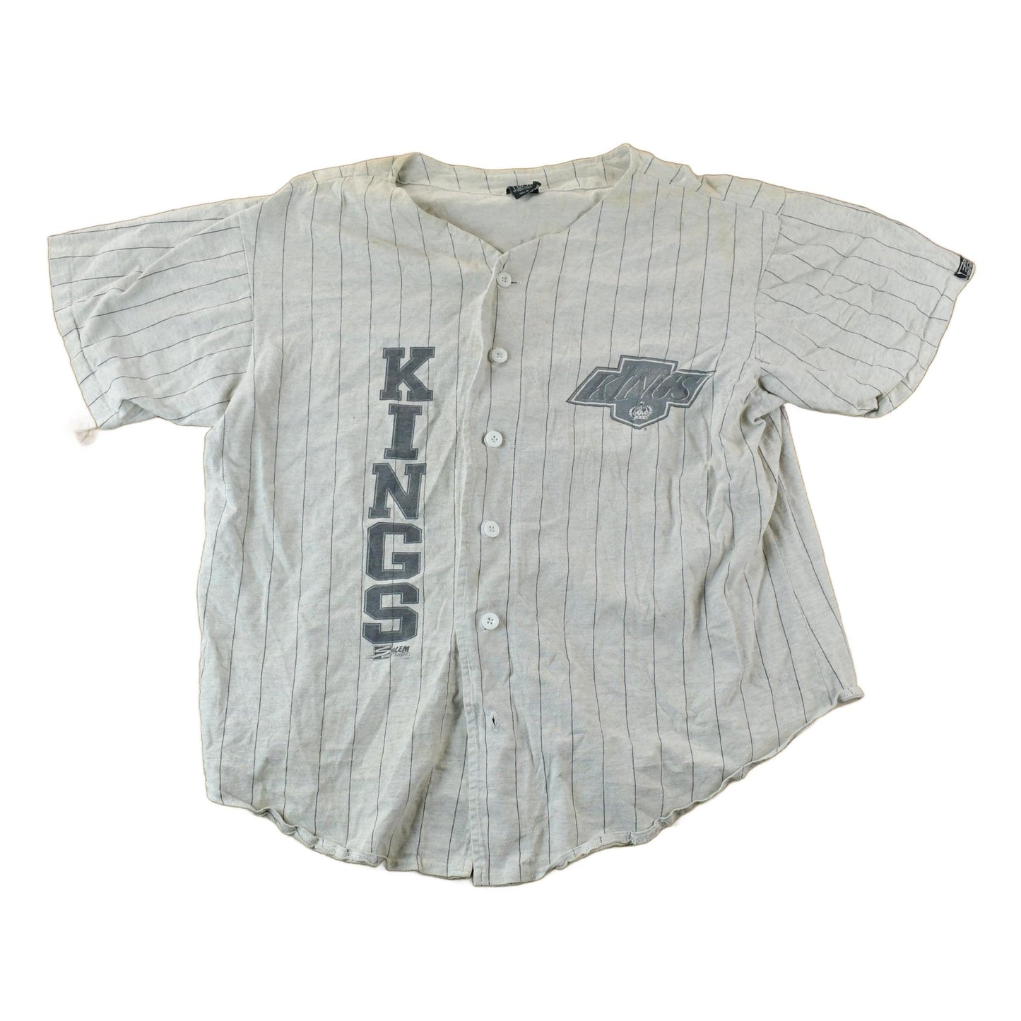 Vintage 80s NHL Los Angeles Kings Striped Jersey Men's Large