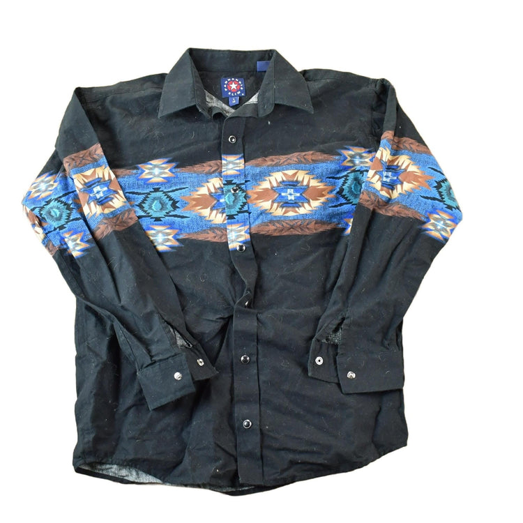 Vintage 80s Panhandle Slim Western Button Up Shirt Men's Small from propervintagecanada