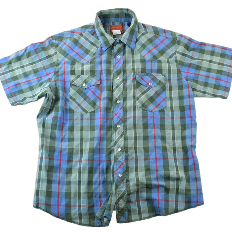 Vintage 80s Rustler X Long Tails Western Button Up Shirt Men's XL from propervintagecanada