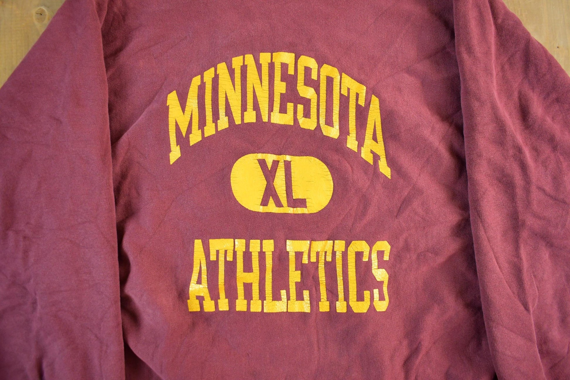 Vintage 80s University of Minnesota Champion Reverse Weave Sweatshirt Men's Large from propervintagecanada
