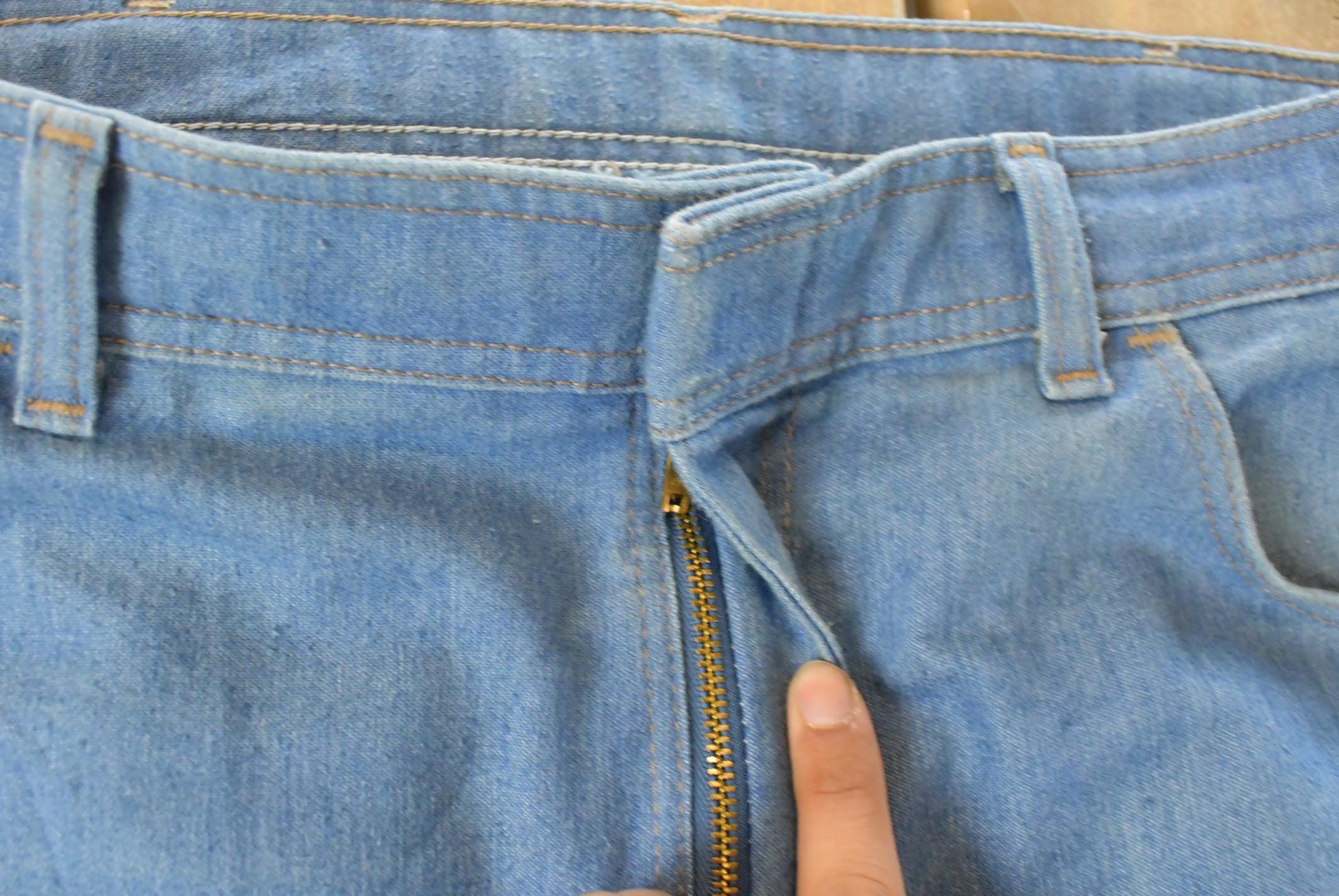 Vintage 80s Wrangler Rancher Jeans, Western Cowboy Style 38x29 from propervintagecanada
