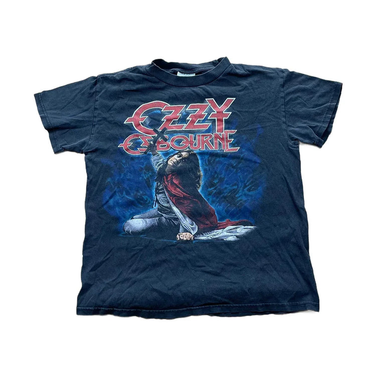 Vintage 90's Blizzard Of Ozz Ozzy Ozbourne Band Graphic T Shirt Men's Small from propervintagecanada