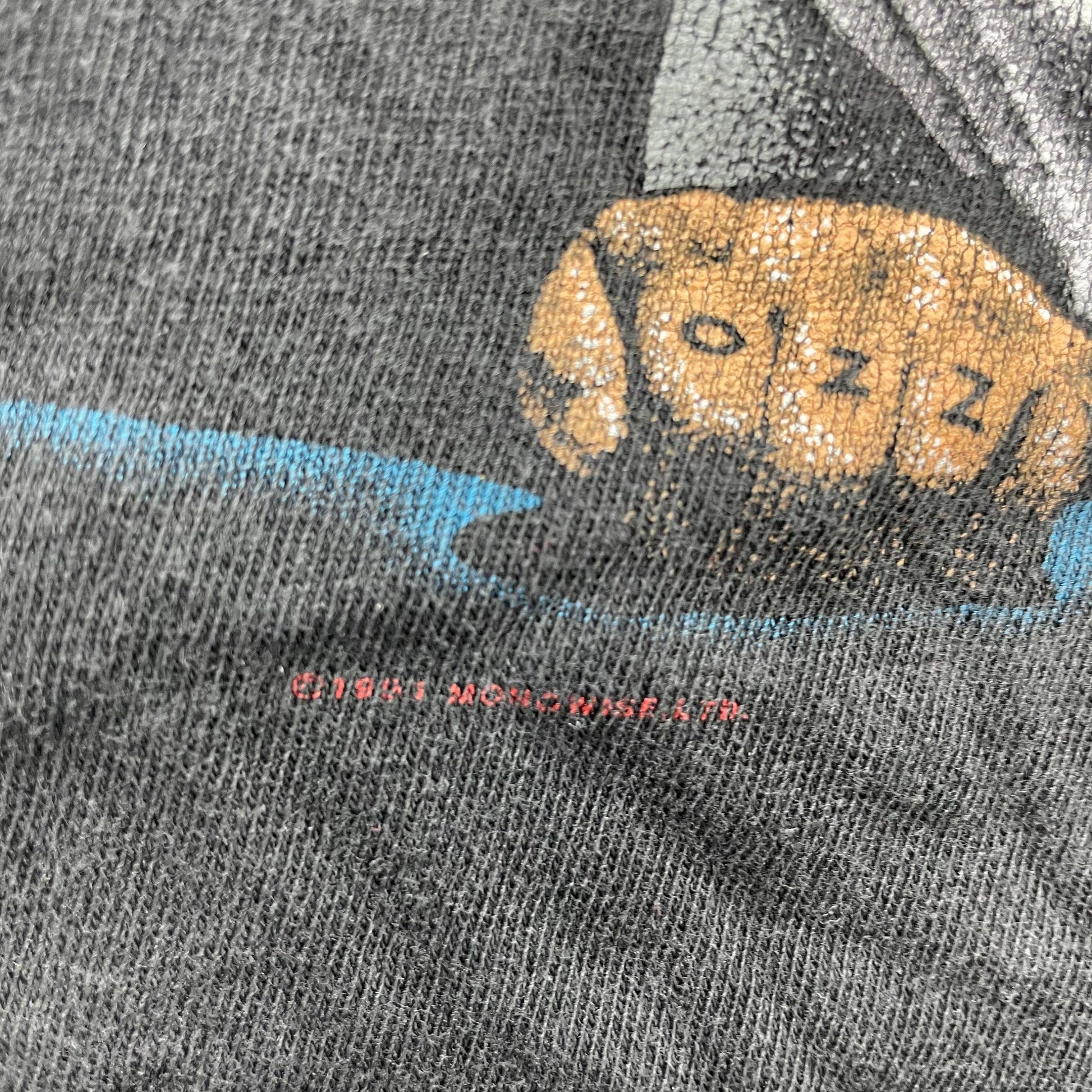 Vintage 90's Blizzard Of Ozz Ozzy Ozbourne Band Graphic T Shirt Men's Small from propervintagecanada