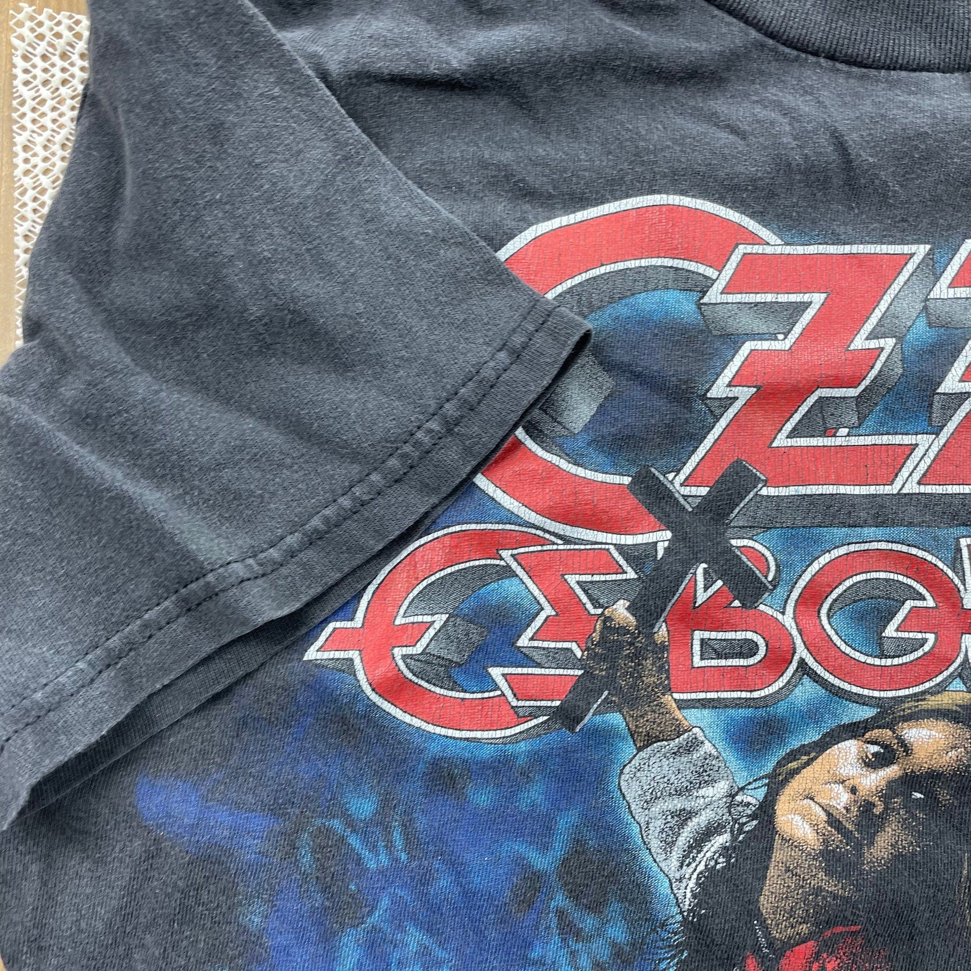 Vintage 90's Blizzard Of Ozz Ozzy Ozbourne Band Graphic T Shirt Men's Small from propervintagecanada