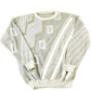 Vintage 90s Abstract Knit Crewneck Sweater Mens XL from propervintagecanada