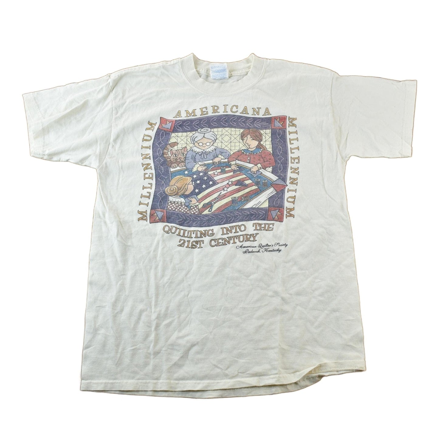 Vintage 90s American Quilter's Society Men's Large from propervintagecanada