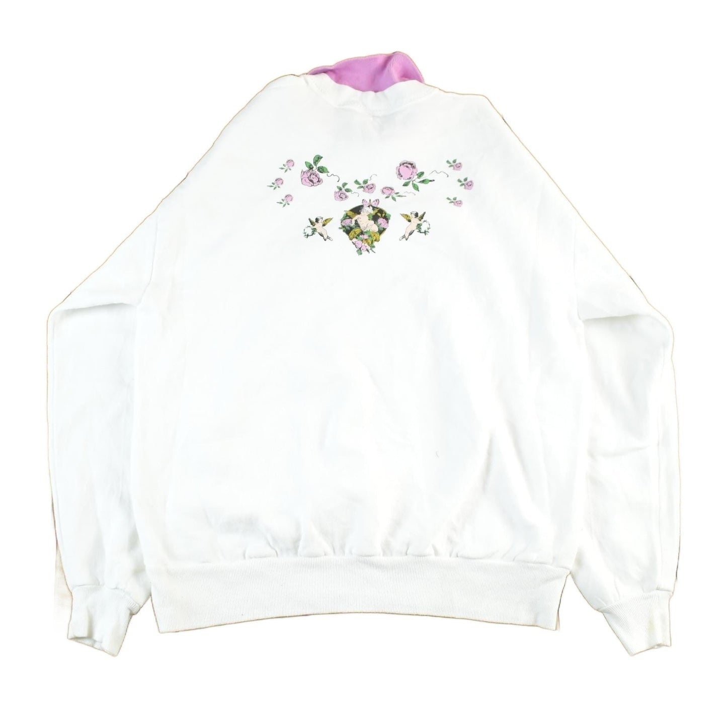 Vintage 90s Angels Crewneck Sweatshirt Pastel Collar Men's Large from propervintagecanada