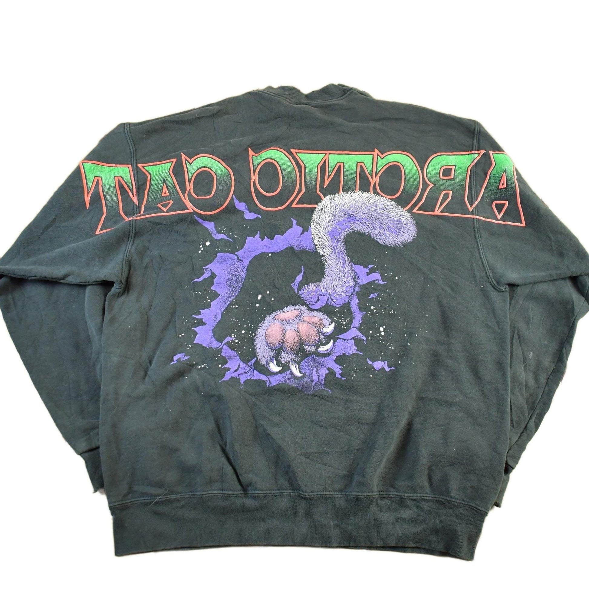 Vintage 90s Arctic Cat Graphic Sweatshirt All Over Print Men's XL from propervintagecanada