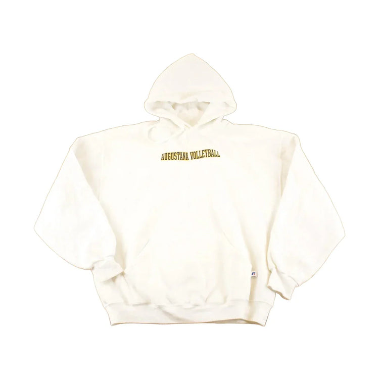 Vintage 90s Augustana Volleyball Hoodie - Russell Athletics NCAA Sweater, Men's L from propervintagecanada