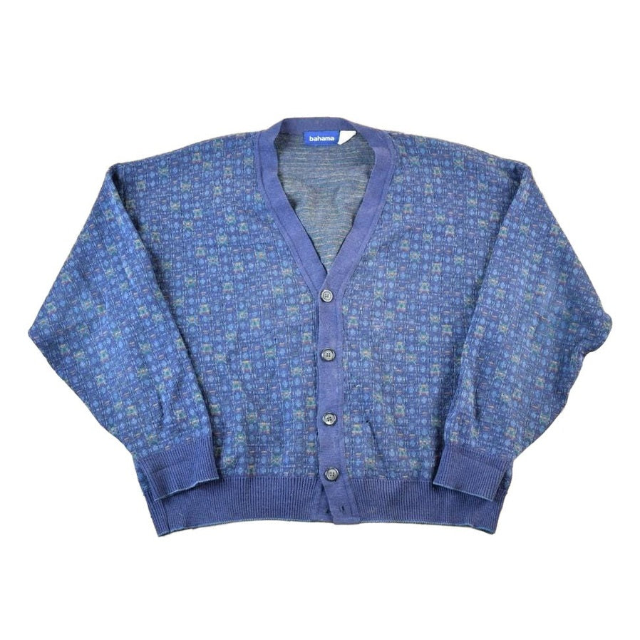 Vintage 90s Bahama Knit Wool Blend Cardigan Men's L from propervintagecanada