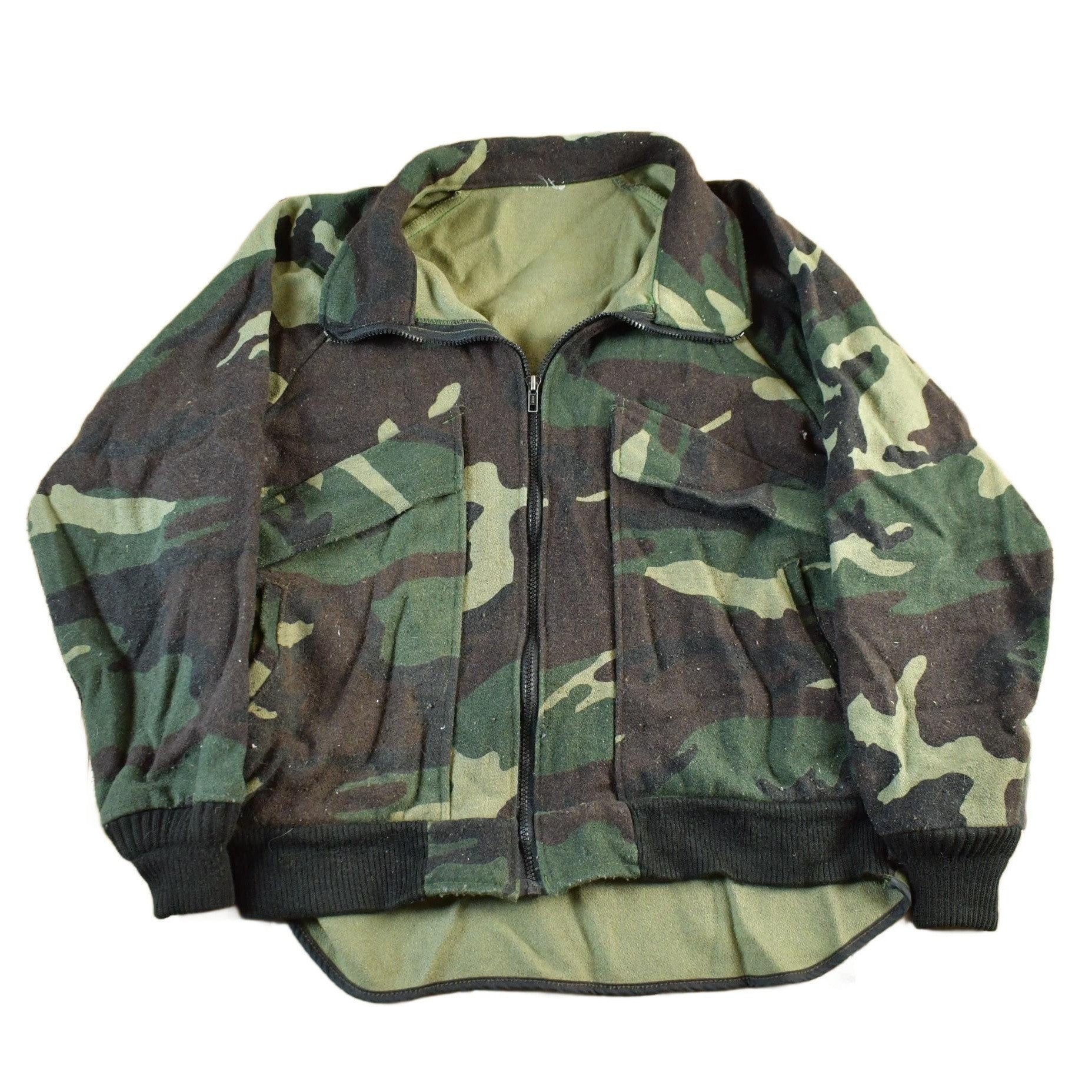 Vintage 90s Camo Hunting Jacket Wool Blend Men's Large from propervintagecanada