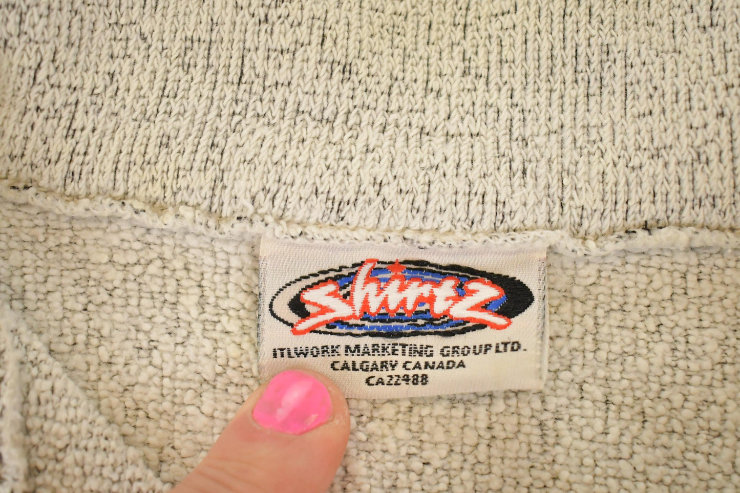Vintage 90s Canadian Rockies Quarter Zip Sweatshirt, Men's XL from propervintagecanada