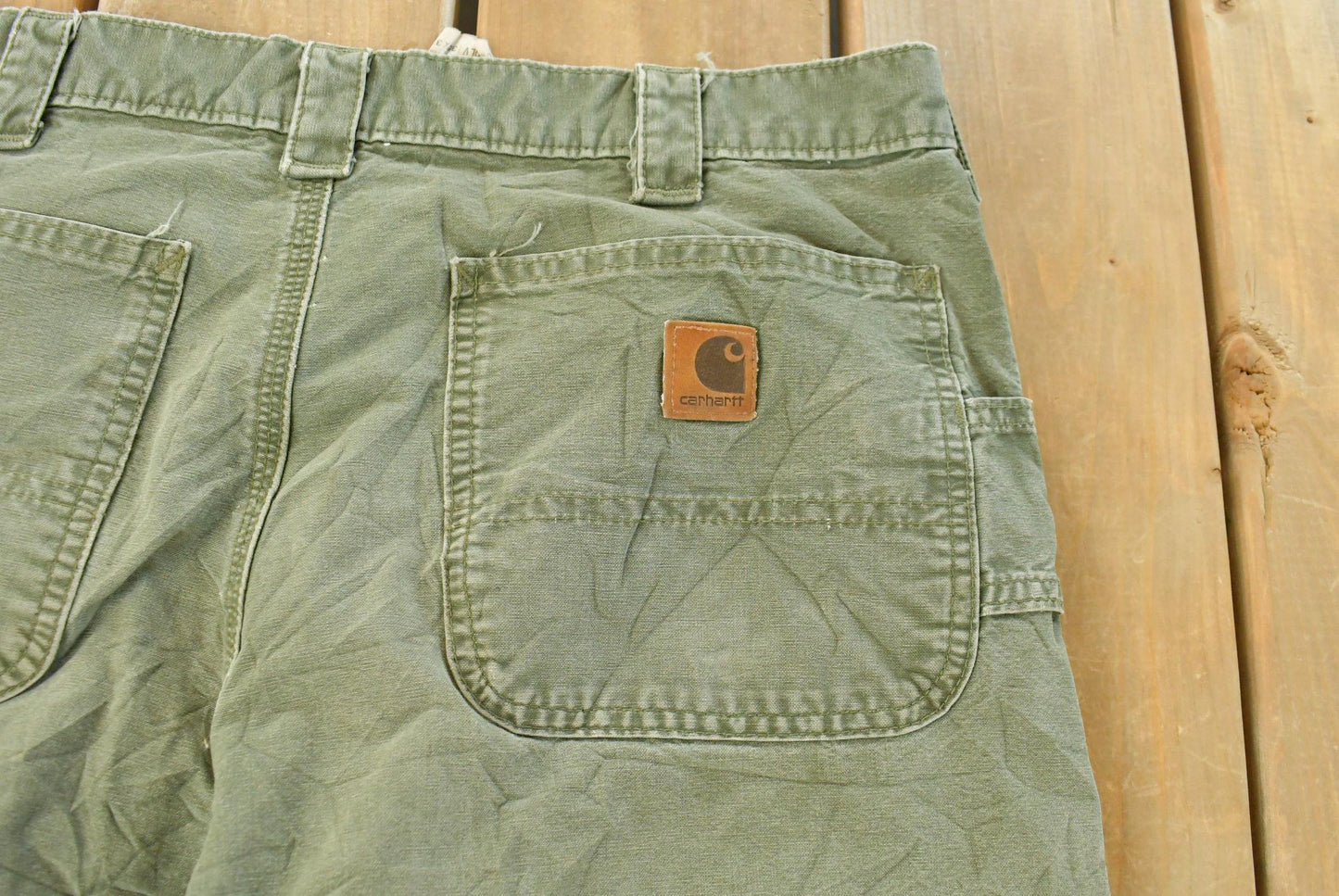 Vintage 90s Carhartt Carpenter Pants, Men's 34 x 30 from propervintagecanada