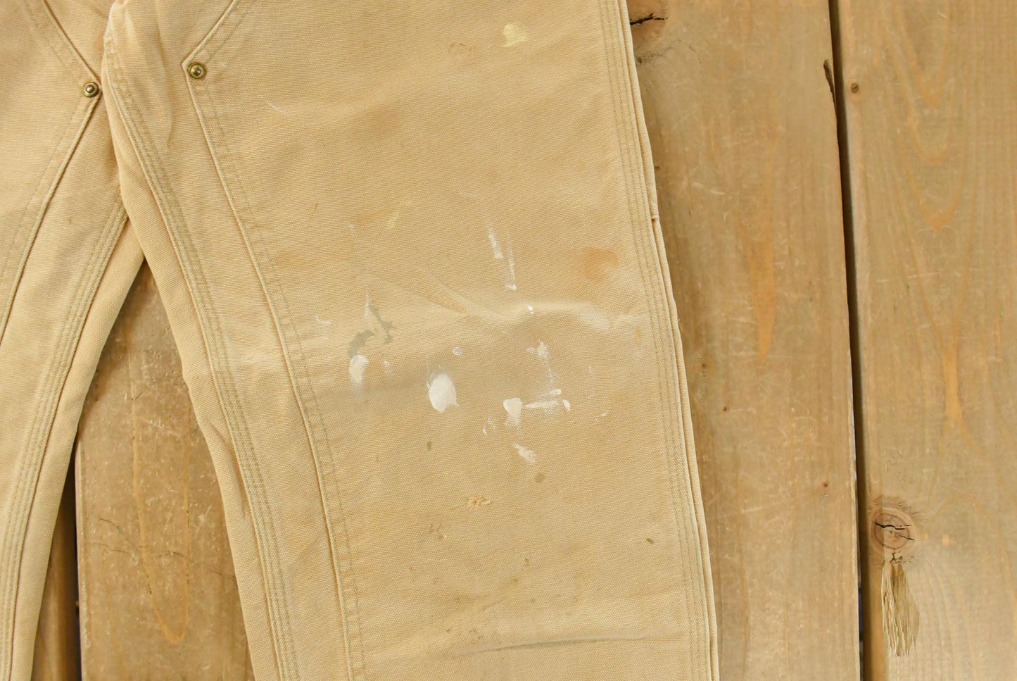 Vintage 90s Carhartt Double Knee Work Pants, Distressed Carpenter Men's 29x30 from propervintagecanada