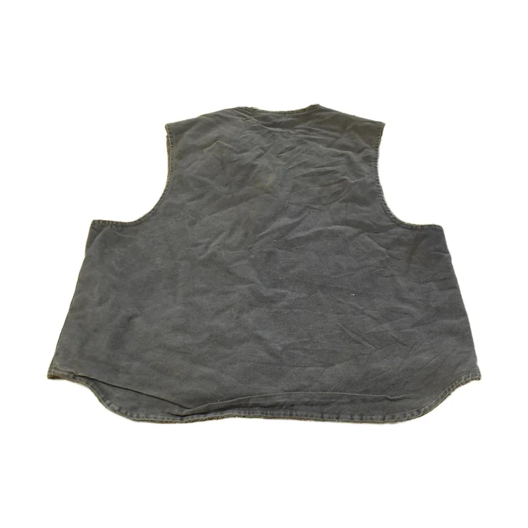 Vintage 90s Carhartt Sherpa Lined Work Vest Mens 3XL Tall from propervintagecanada