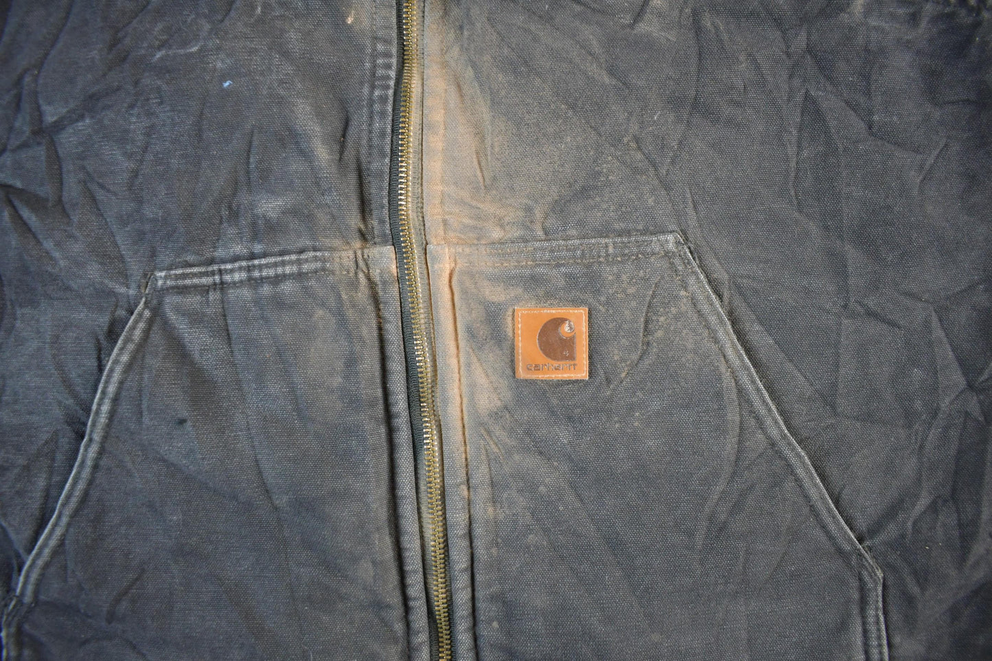 Vintage 90s Carhartt Sherpa Lined Work Vest - Mens Large Tall from propervintagecanada