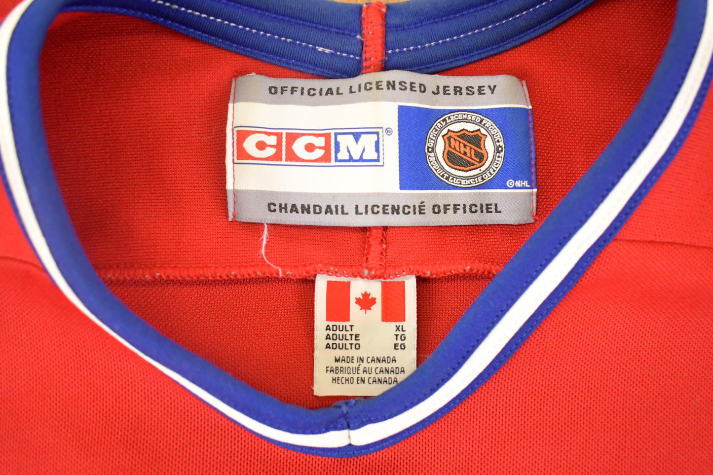 Vintage 90s CCM Montreal Canadiens NHL Hockey Jersey, Men's XL from propervintagecanada