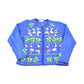 Vintage 90s Christmas Flamingo Knit Sweater, Funky Women's XL Pullover from propervintagecanada