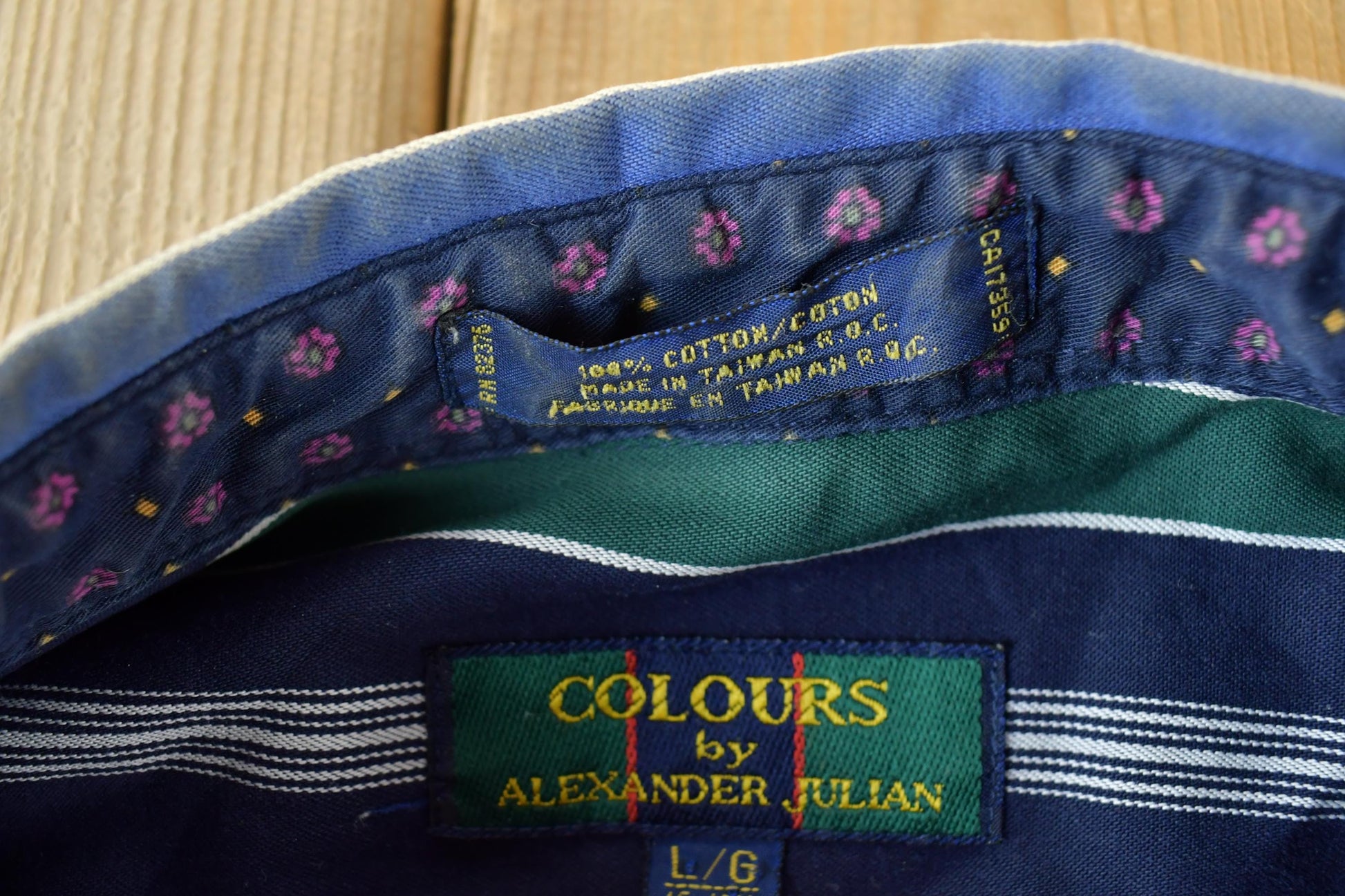 Vintage 90s Colours by Alexander Julian Western Button Up Shirt Men's Large from propervintagecanada