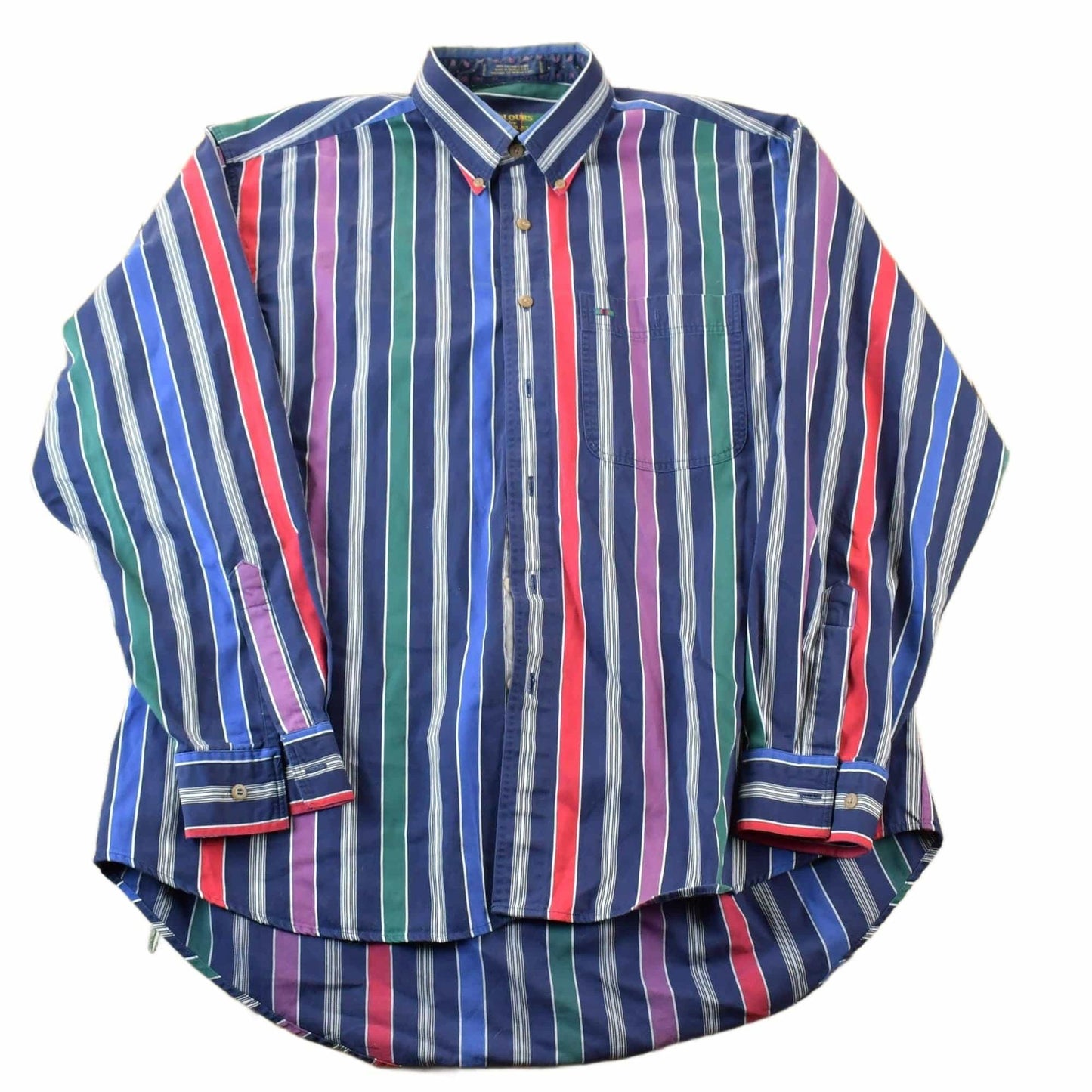Vintage 90s Colours by Alexander Julian Western Button Up Shirt Men's Large from propervintagecanada