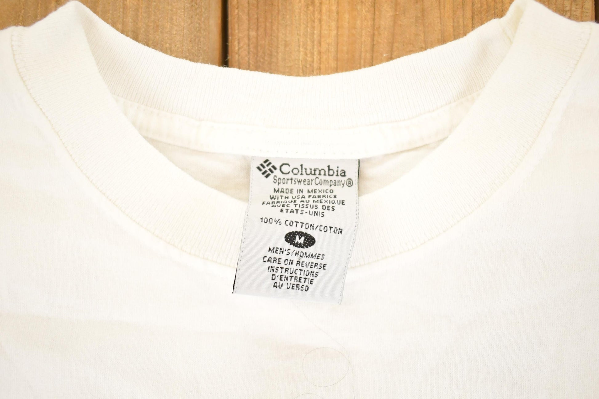 Vintage 90s Columbia Fishing Graphic Tee Men's L from propervintagecanada