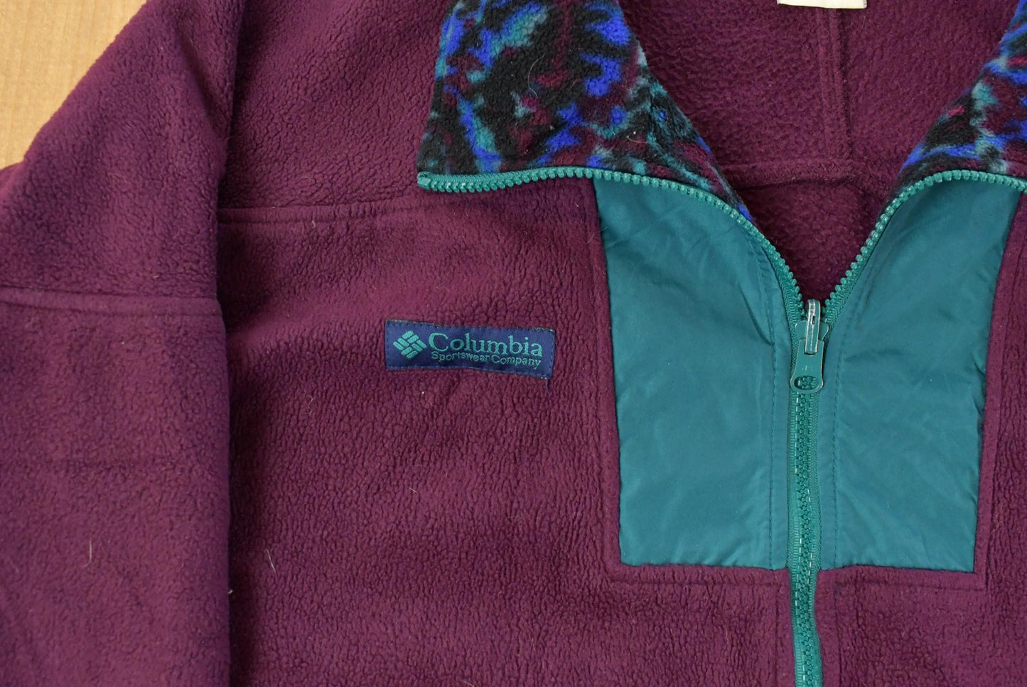 Vintage 90s Columbia Fleece Sweater Full Zip Women's XL from propervintagecanada