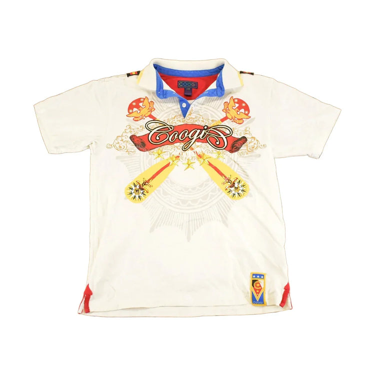 Vintage 90s Coogi Embroidered Polo Shirt Men's M from propervintagecanada