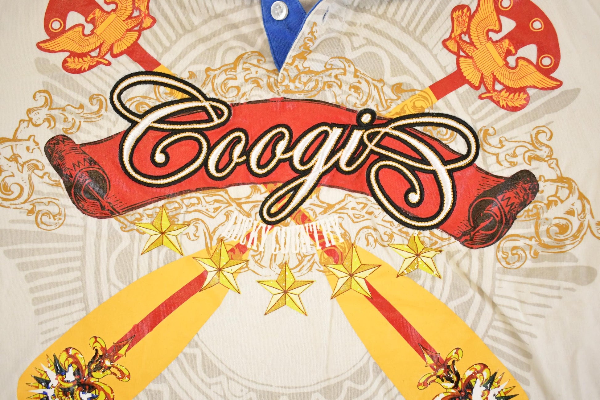 Vintage 90s Coogi Embroidered Polo Shirt Men's M from propervintagecanada