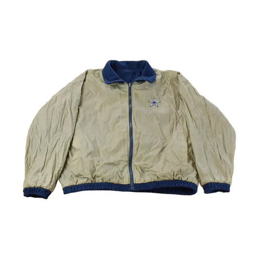Vintage 90s Dallas Cowboys NFL Fleece Jacket, Men's Large from propervintagecanada