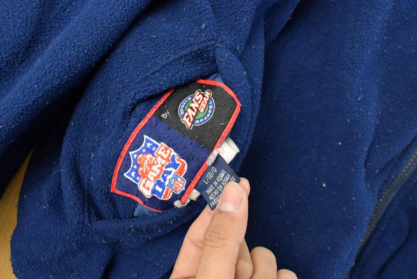 Vintage 90s Dallas Cowboys NFL Fleece Jacket, Men's Large from propervintagecanada