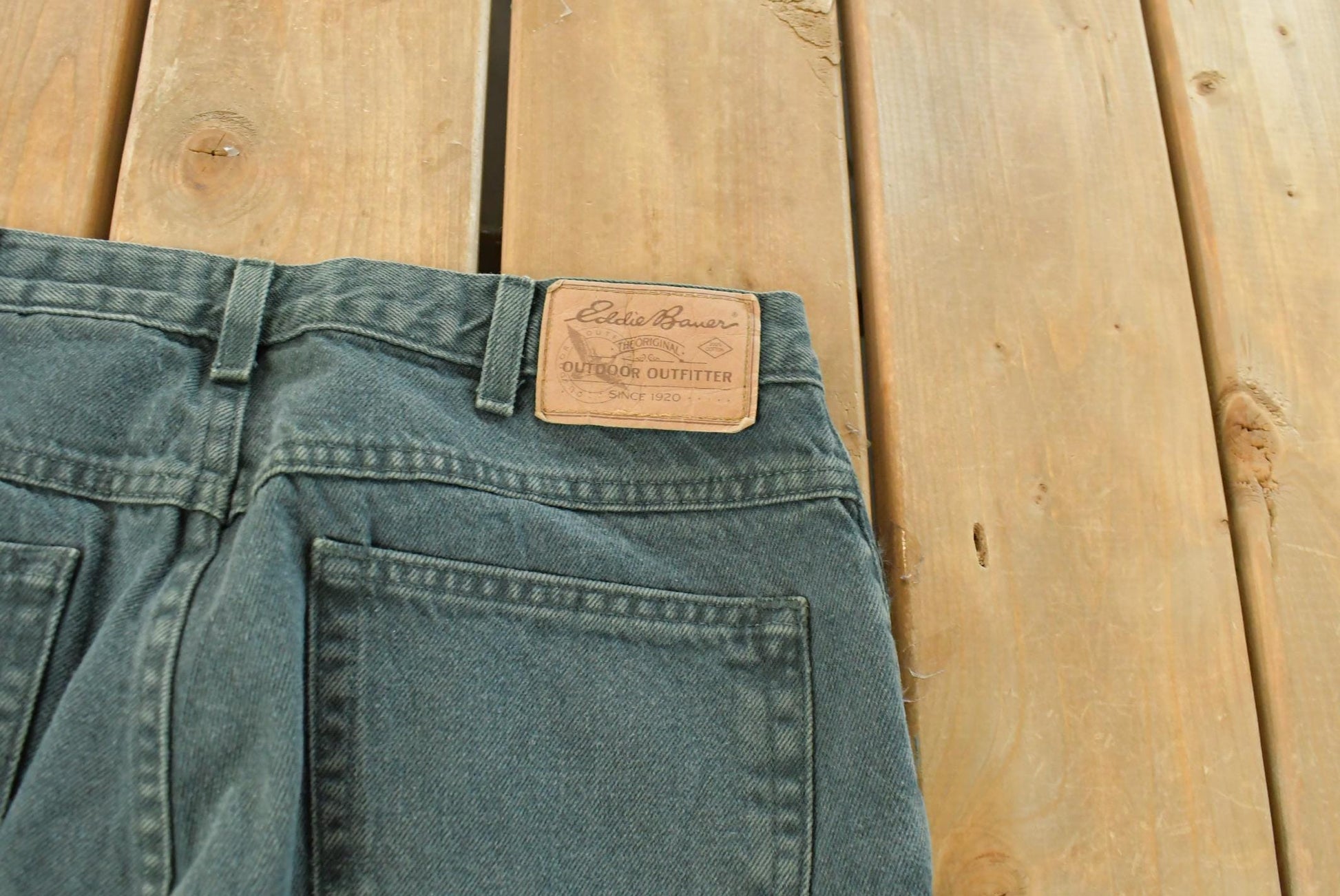 Vintage 90s Eddie Bauer Denim Jeans Men's 30 x 30 from propervintagecanada
