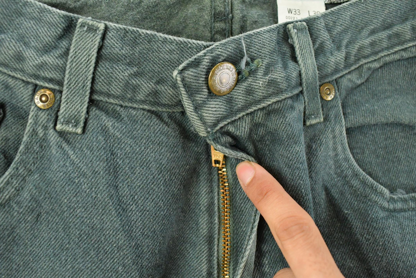 Vintage 90s Eddie Bauer Denim Jeans Men's 30 x 30 from propervintagecanada