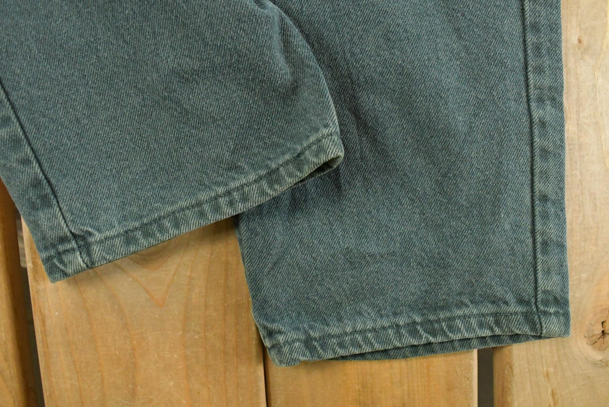 Vintage 90s Eddie Bauer Denim Jeans Men's 30 x 30 from propervintagecanada
