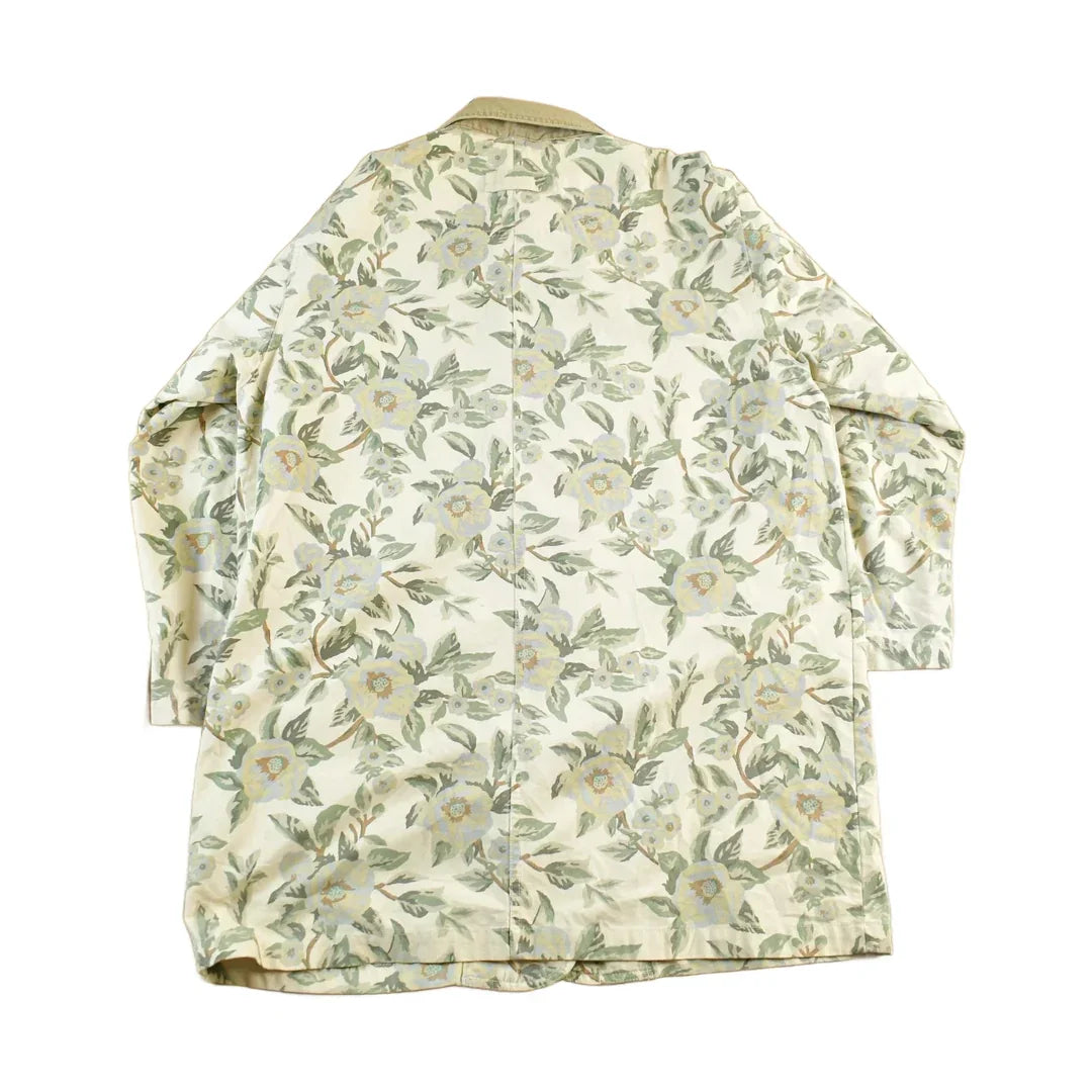 Vintage 90s Eddie Bauer Floral Barn Chore Coat - Women's Medium from propervintagecanada