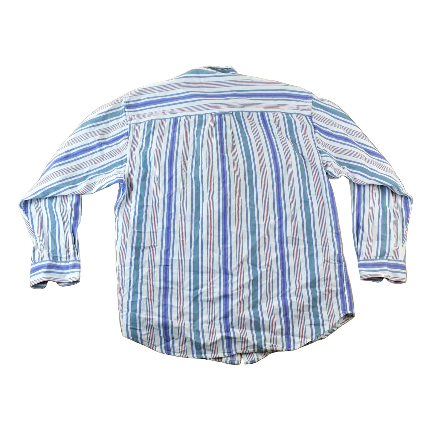 Vintage 90s Eddie Bauer Striped Button Up Shirt Men's Large from propervintagecanada