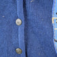 Vintage 90s Embroidered Knit Cardigan Vest Women's S from propervintagecanada