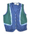 Vintage 90s Embroidered Knit Cardigan Vest Women&
