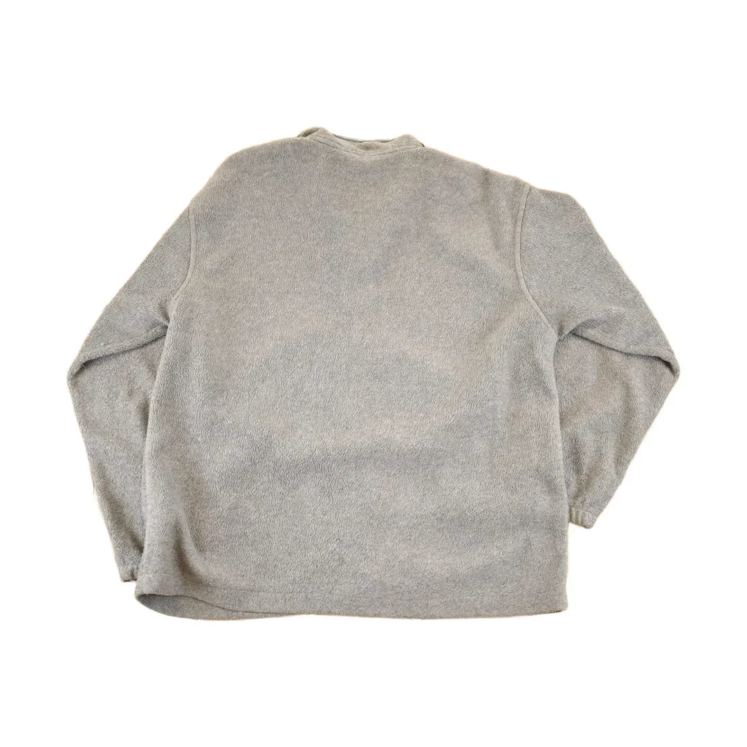 Vintage 90s Fleece Zip Sweater: Victoria Canada, Geometric Pattern, Men's L from propervintagecanada