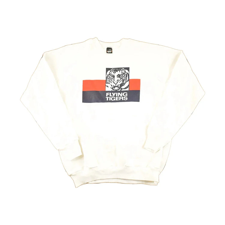 Vintage 90s Flying Tigers Graphic Sweatshirt, Screen Stars, Men's L from propervintagecanada