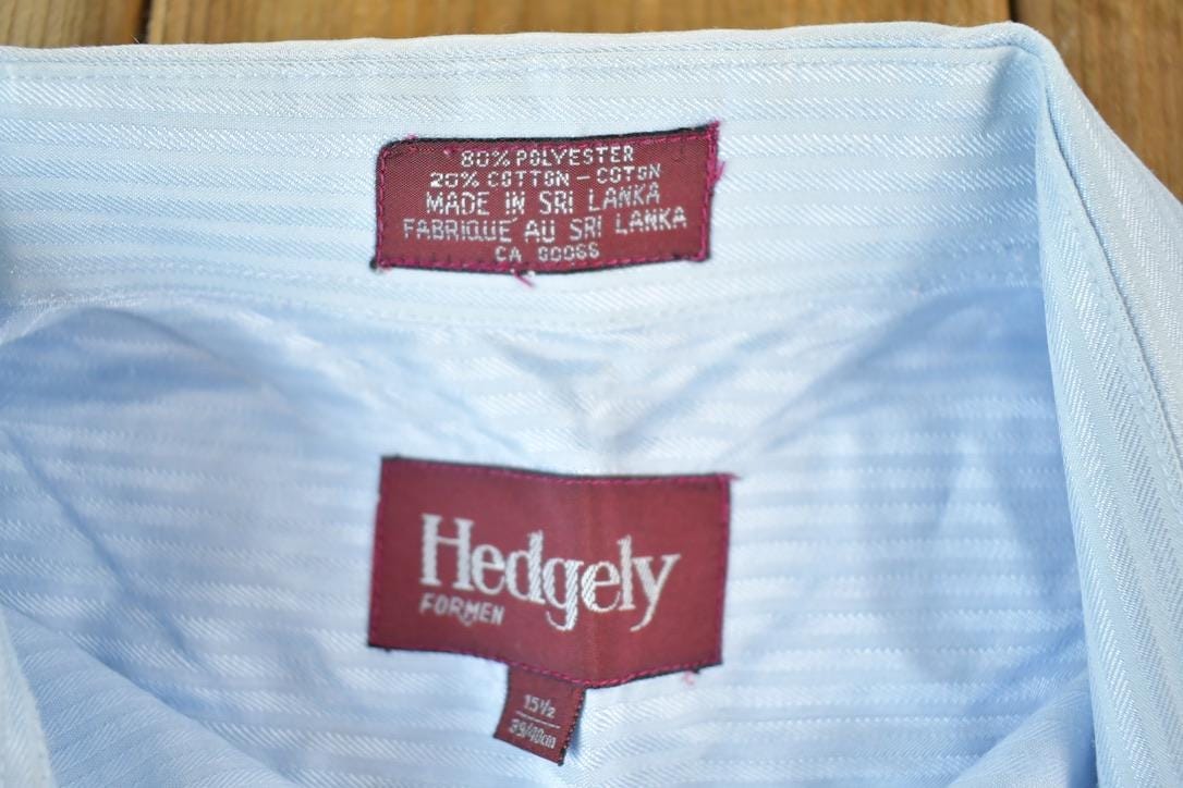 Vintage 90s Hedgely Button-Up Shirt Mens S from propervintagecanada